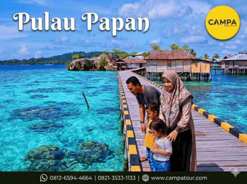 Pulau Papan - Paket Tour Wisata Togean bersama Campa Tour