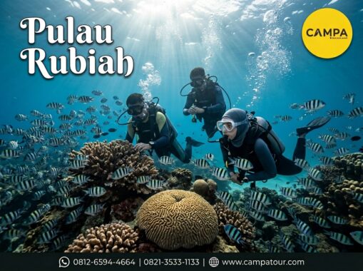 Pulau Rubiah dalam paket tour wisata sabang dan pulau weh bersama Campa Tour