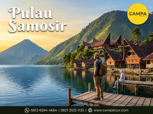 Pulau Samosir dalam paket Tour Wisata Sumatra Utara bersama Campa Tour