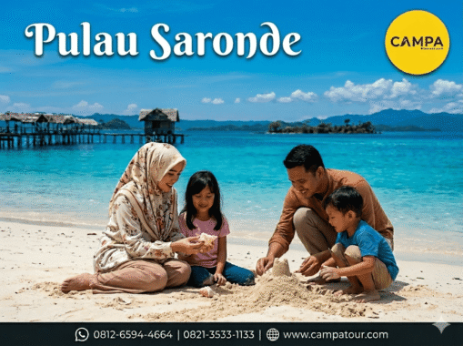 Pulau Saronde - Paket Tour Gorontalo bersama Campa Tour