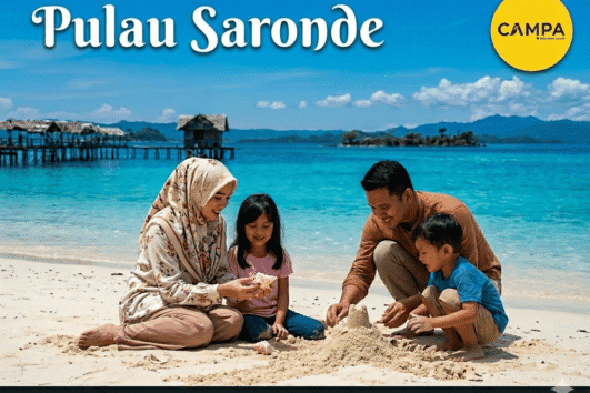 Pulau Saronde - Paket Tour Gorontalo bersama Campa Tour