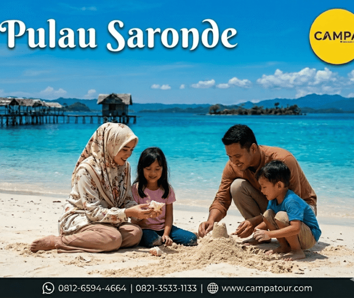 Pulau Saronde - Paket Tour Gorontalo bersama Campa Tour