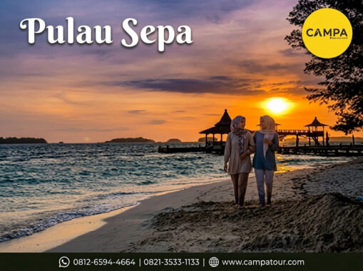 Pulau Sepa dalam Paket Trip Pulau Seribu bersama Campa Tour