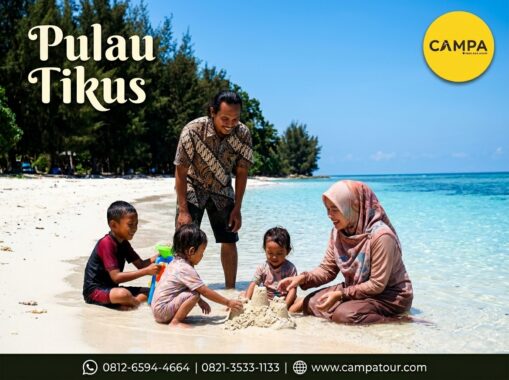 Pulau Tikus dalam paket tour wisata Bengkulu bersama Campa Tour