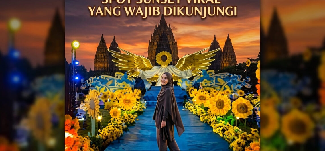 Sunflower Angel Prambanan - Spot Sunset Viral yang Wajib Dikunjungi (1) - Campa Tour