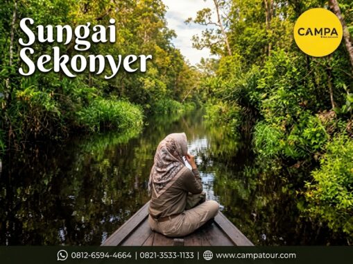 Sungai Sikonyer dalam Paket Tour Tanjung Puting bersama Campa Tour
