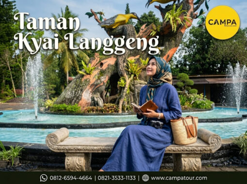 Taman Kyai Langgeng dalam paket tour wisata magelang bersama campa tour