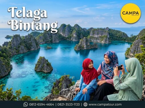 Telaga Bintang dalam paket Wisata Raja Ampat bersama Campa Tour
