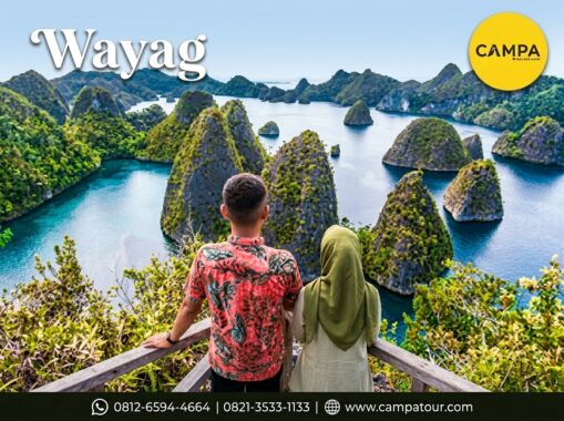 Wayag dalam paket Wisata Raja Ampat bersama Campa Tour