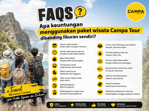 Apa keuntungan menggunakan paket wisata dibanding liburan sendiri - Campa Tour (1)