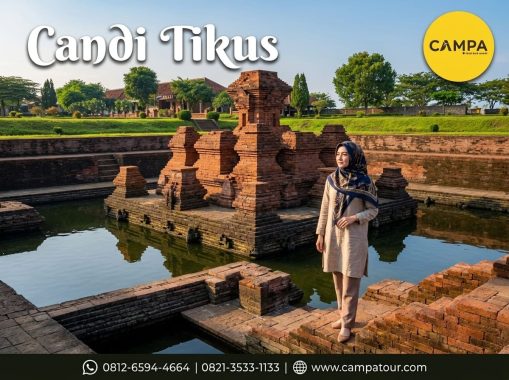 Candi Tikus dalam paket Tour Wisata Trowulan bersama Campa Tour