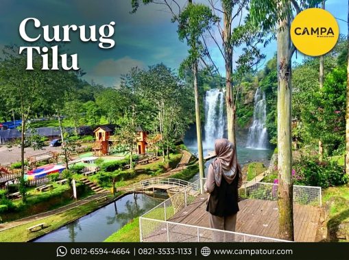 Curug Tilu dalam Paket Tour Wisata Purwakarta bersama Campa Tour