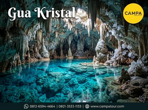 Goa Kristal dalam paket Tour Wisata Pulau Timor bersama Campa Tour
