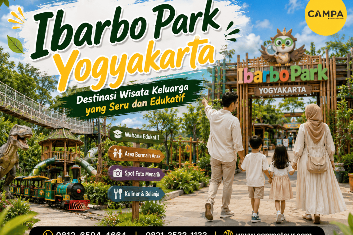 Ibarbo Park - Destinasi wisata keluarga di Jogja bersama Campa Tour