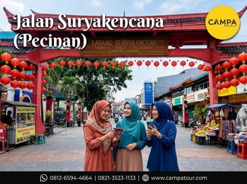 Jalan Suryakencana dalam Paket Wisata Bogor bersama Campa Tour