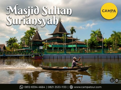 Masjid Sultan Suriansyah dalam paket tour wisata pulau timor bersama Campa Tour