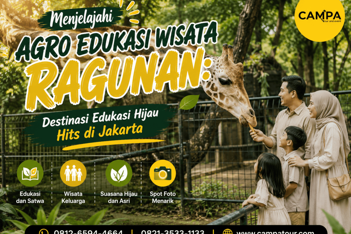 Menjelajahi Agro Edukasi Wisata Ragunan Destinasi Edukasi Hijau Hits di Jakarta - Campa Tour (1)