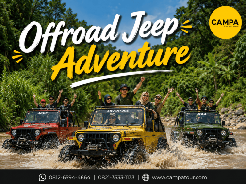 Offroad Jeep Adventure sebagai salah satu pilihan Gathering Corporate bersama Campa Tour di Sentul