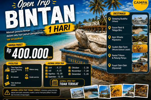 Open Trip Bintan 1 Hari bersama Campa Tour - Wisata Bintan