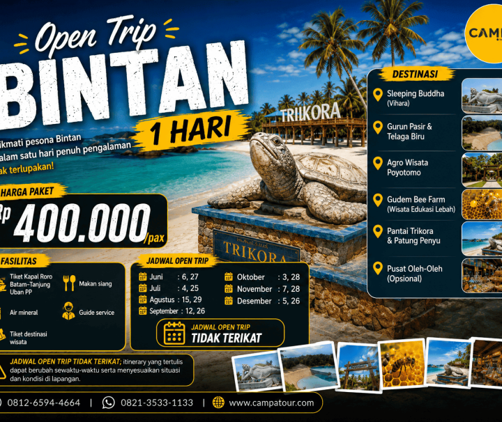 Open Trip Bintan 1 Hari bersama Campa Tour - Wisata Bintan