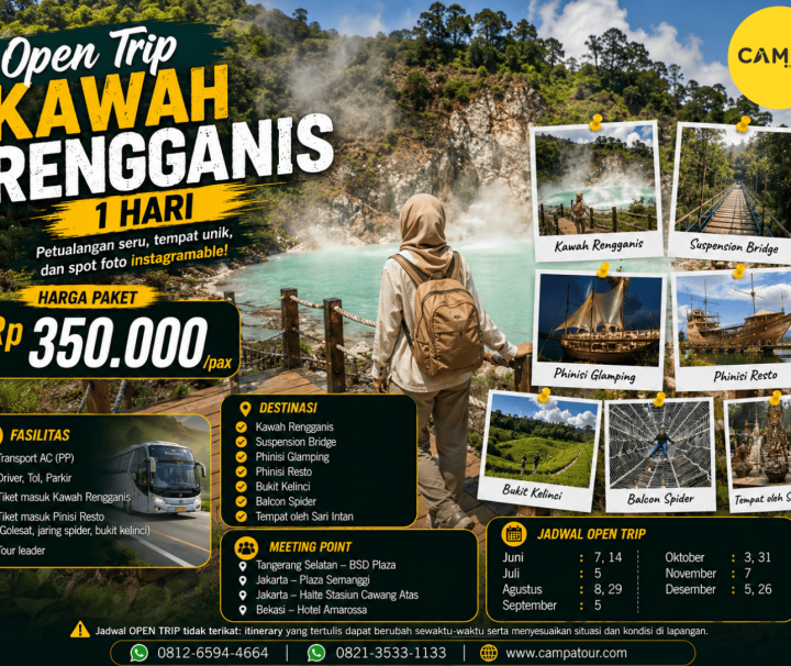 Open Trip Kawah Rengganis 1 Hari yang dipandu oleh Campa Tour