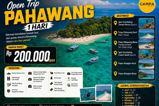 Open Trip Pahawang 1 Hari bersama Campa Tour