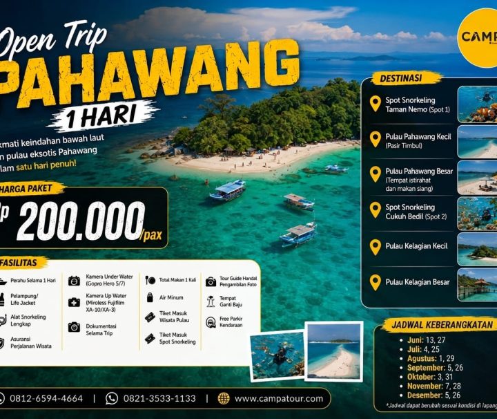 Open Trip Pahawang 1 Hari bersama Campa Tour