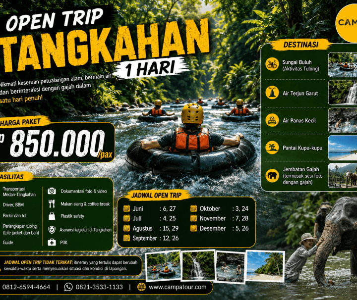 Open Trip Tangkahan 1 Hari bersama Campa Tour - Wisata Tangkahan