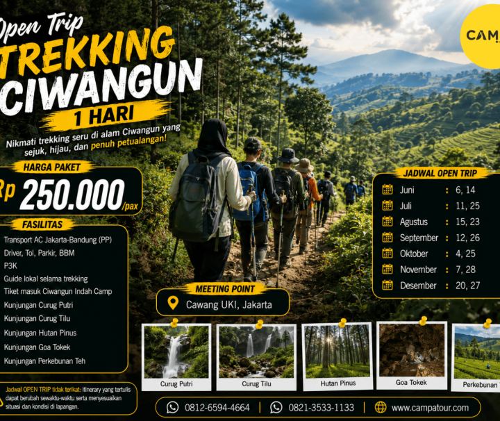 Open Trip Trekking Ciwangan 1 Hari yang dipandu oleh Campa Tour