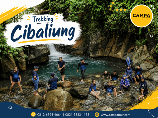 Paket Corporate Trekking ke Curug Cibaliung bersama Campa Tour (1)