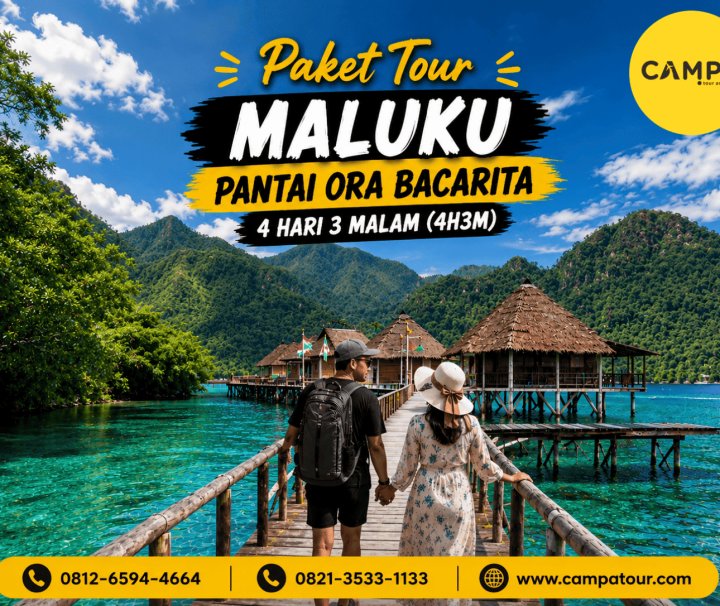 Paket Tour Maluku Pantai Ora Bacarita 4 Hari 3 Malam (4H3M) bersama Campa Tour