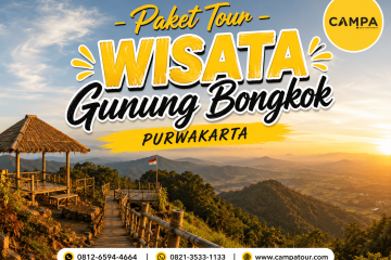 Paket Tour Wisata Gunung Bangkok Purwakarta bersama Campa Tour