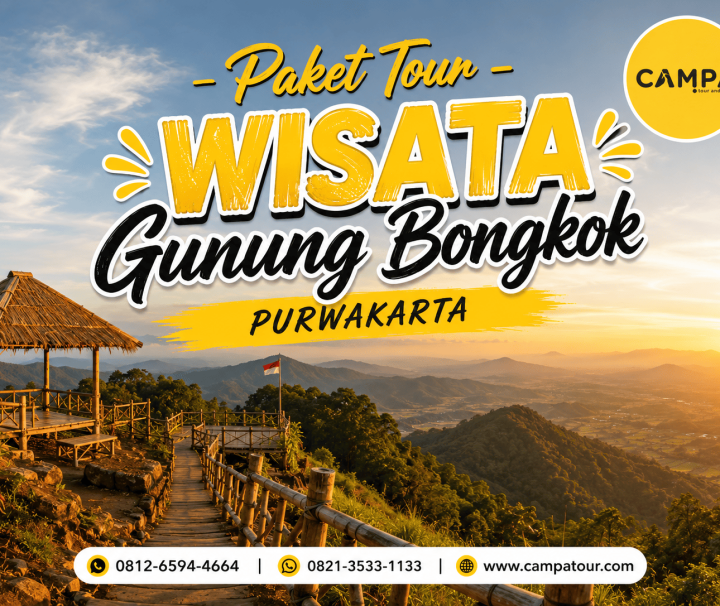 Paket Tour Wisata Gunung Bangkok Purwakarta bersama Campa Tour