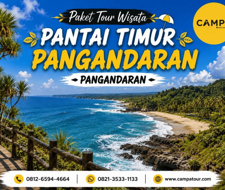 Paket Tour Wisata Pantai Timur Pangandaran bersama Campa Tour