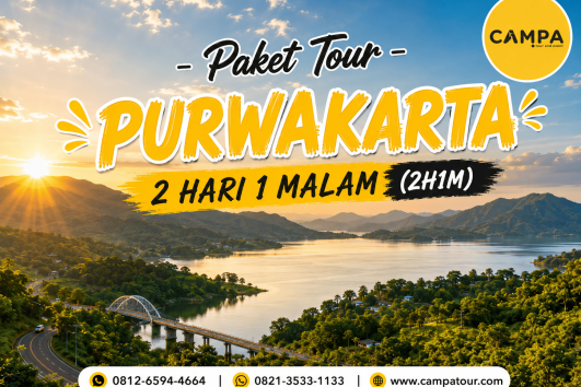 Paket Tour Wisata Purwakarta 2 Hari 1 Malam (2H1M) bersama Campa Tour