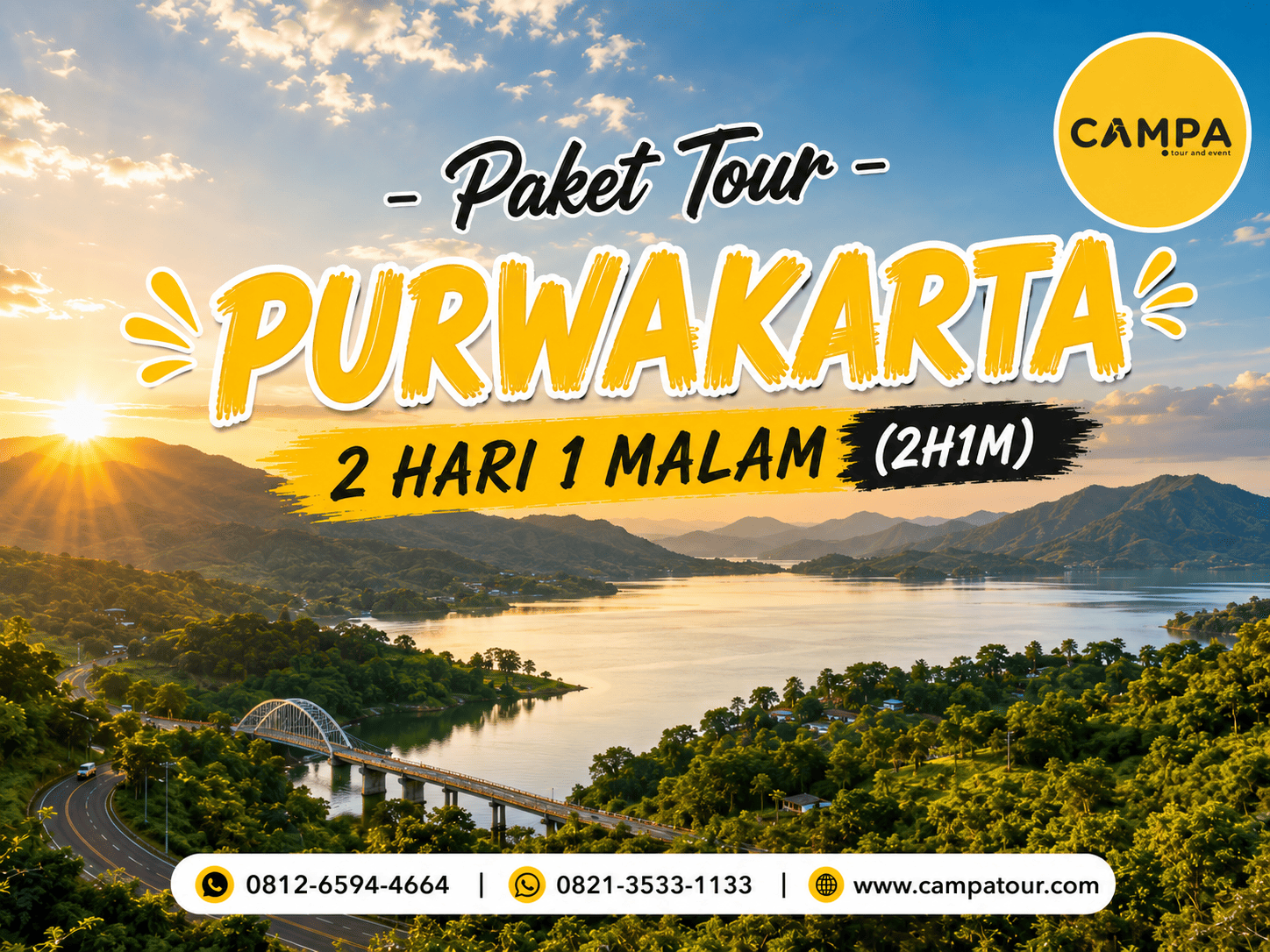 Paket Tour Wisata Purwakarta 2 Hari 1 Malam (2H1M) bersama Campa Tour
