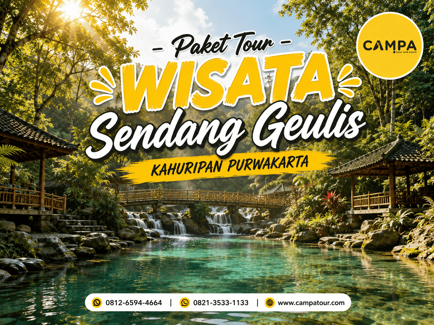 Paket Tour Wisata Sendang Geulis Purwakarta bersama Campa Tour