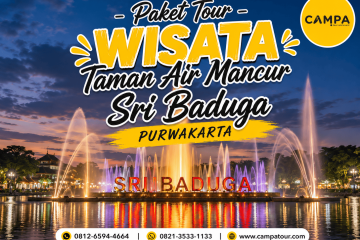 Paket Tour Wisata Taman Air Mancur Sri Baduga Purwakarta bersama Campa Tour