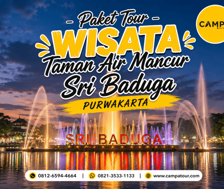Paket Tour Wisata Taman Air Mancur Sri Baduga Purwakarta bersama Campa Tour