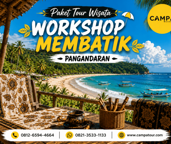 Paket Tour Wisata Workshop Membatik Pangandaran bersama Campa Tour