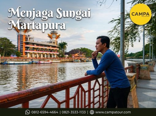 Siring Sungai Martapura dalam paket tour wisata pulau timor bersama Campa Tour