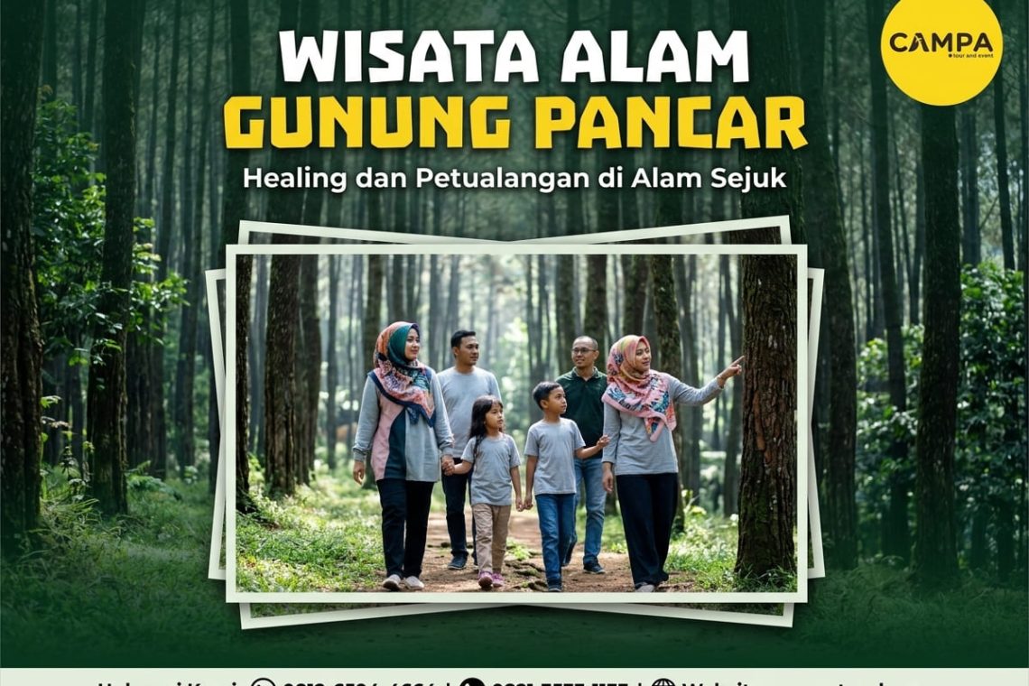 Taman Wisata Alam Gunung Pancar - Destinasi Alam Sejuk untuk Healing dan Petualangan di Bogor Campa Tour