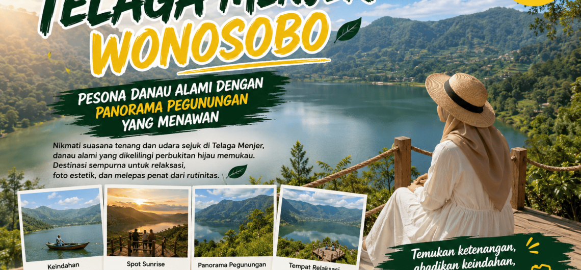 Telaga Menjer Wonosobo, Pesona Danau Alami dengan Panorama Pegunungan yang Menawan - Campa Tour