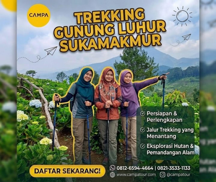Trekking Gunung Luhur Sukamakmur bersama Campa Tour (1)