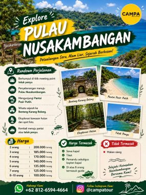 tour pulau nusa kambangan