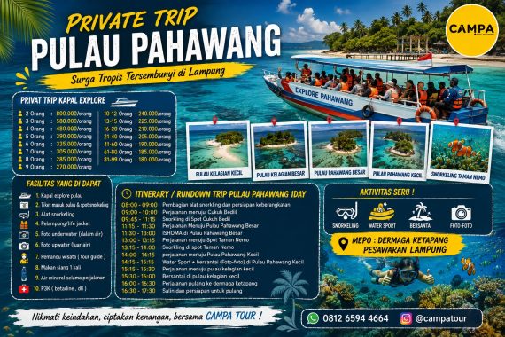 tour pulau pahawang