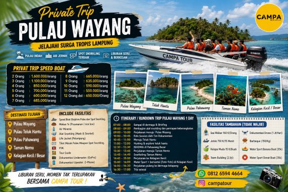 tour pulau wayang