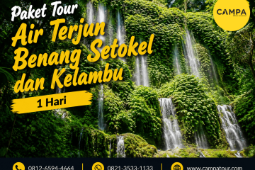 Paket Tour Air Terjun Benang Setokel dan Kelambu 1 Hari bersama Campa Tour
