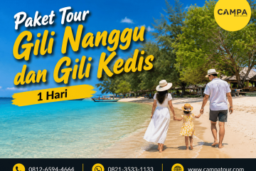 Paket Tour Gili Nanggu dan Gili Kedis 1 Hari bersama Campa Tour