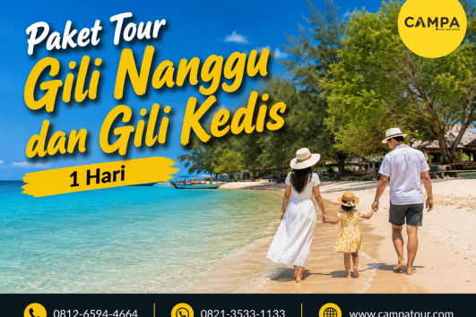 Paket Tour Gili Nanggu dan Gili Kedis 1 Hari bersama Campa Tour